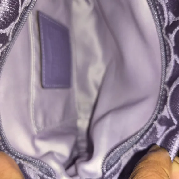 Coach Purple Mini Bag - Picture 3 of 5